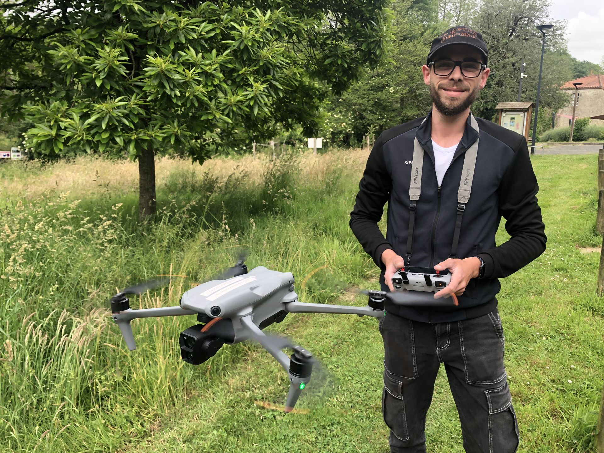 Le Genôt Perché avec son drone